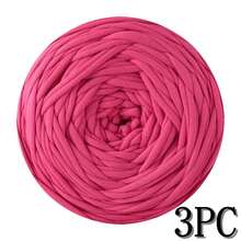 1/3 Pcs T-Shirt Yarn, Woven Fabric Knitted Yarn, Used For Crocheting And Knitting Bags, Cushions, Dolls, Handicraft Crochet Projects - Multicolor - View 24