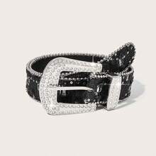 1pc Sparkling Sequins Grommet Fashion Party Belt For Women, Perfect For Carnival, Back To School, Christmas, Halloween & Daily Outfits