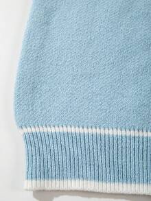 Men's V-Neck Button Striped Knit Cardigan Jacket, Casual Loose Streetwear, Suitable For Spring, Autumn, Winter