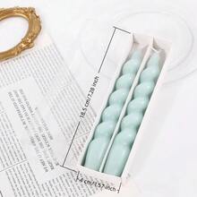 شمعتان حلزونيتان مخروطيتان، شمع طويل مجدول يدوي، شموع حلزونية، شموع عصا ملتوية، شموع عشاء شمعية، هدايا عيد الميلاد/عيد الميلاد/الزفاف (أحمر داكن، أبيض، وردي)