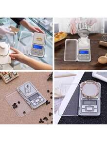 Mini Digital Pocket Scale 0.01g To 500g / High Precision With LCD Display / Portable For Kitchen / Jewelry / Gold / Herbs / Spices / Laboratory And General Weighing - 1 - 查看 8