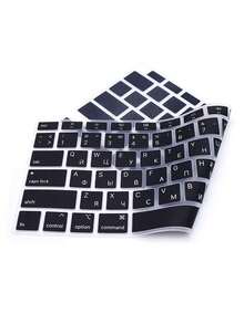 1 件黑色键盘保护膜，适用于 MacBook ISO 布局（欧洲版），电子产品，办公用品，电脑配件，屏幕保护膜