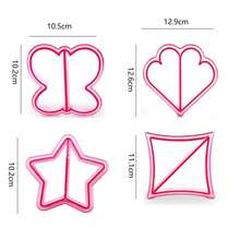 4pcs/8pcs Cartoon Sandwich Cutter And Sealer, Bread Mold, Sandwich Cutter - Multicolor - View 11