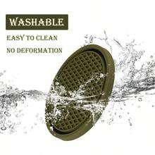 Car Cup Coaster, 4PCS Universal Non - Slip Cup Holders Embedded In Ornaments Coaster, Car Interior Accessories, Black - Màu xanh Ô liu - Xem 4