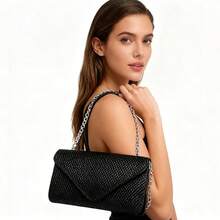 Women Evening Bags - Black - View 1