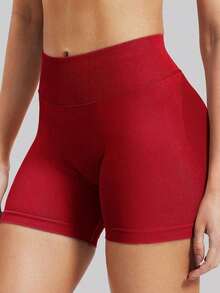 High-Waisted Tummy-Control Shorts,Hidden Scrunch Butt Lifting Pants,Cycling Shorts Curve,Women Boyshorts,Waist Trainer,Curve Plus,Black Shorts,Tight Shorts,Gym Pink Leggings Woman,Women Boyshorts - Đỏ - Xem 3