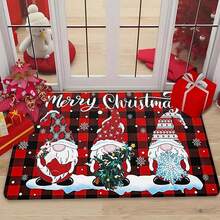 1/2/3 قطعة سجادة مطبخ عيد الميلاد سميكة بسماكة 0.47 بوصة/1.2 سم، ديكور عيد الميلاد بنمط الشريط الأحمر والأبيض، مضادة للإرهاق وغير انزلاقية وقابلة للغسيل لأرضية المطبخ بالمنزل (تمثال عيد الميلاد) - متعدد الألوان - مشاهدة 15
