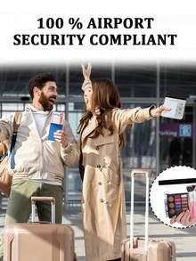 3 قطع/قطعة واحدة حقيبة أدوات تجميل شفافة للسفر، أكياس سوائل أمن المطار، حقائب اكسسوارات السفر، حقائب غسيل مقاومة للماء، ضروريات العطلات للرجال والنساء، أدوات مدرسية، حقيبة ضروريات السفر، حقيبة مستحضرات التجميل، حقيبة مكياج