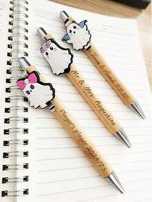 Custom Holiday Pens, Christmas Pens, Custom Gifts, Personalized Gifts, Christmas Friends Pens, Christmas Pen, Cute Christmas Pen, Christmas, Christmas Stationery, Stationery, Father Christmas Pen, Snowman Pen. - Multicolor - View 7