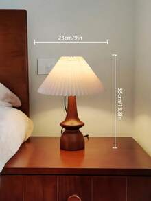 1 đèn LED, đèn kim loại vân gỗ với chao đèn vải kiểu cổ điển, ánh sáng dịu nhẹ, phong cách Bắc Âu, Ý, Pháp, mộc mạc, sang trọng cho phòng khách, phòng ngủ, hiện đại, tối giản, đèn đọc sách, cá nhân hóa, sáng tạo, ánh sáng ấm áp, trang trí, lãng mạn, thanh lịch, màu vàng, sang trọng, đèn ngủ USB, có thể điều chỉnh độ sáng, nhỏ gọn, yên tĩnh cho người ngủ không sâu giấc. - Nhiều màu - Xem 3