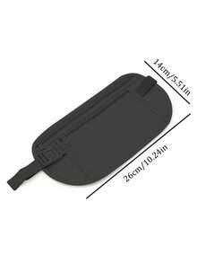Invisible Travel Waist Packs Pouch For Passport Hidden Belt Security Wallet Case Practical Multi-Functional Waist Bag Casual Waist Bag Lightweight Belt Bag For Daily Use For Workout Running Hiking Cycling Exercise School And Home Use Travel Essentials