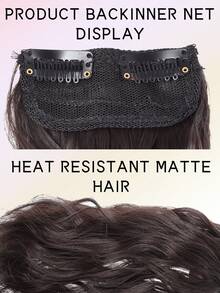 Women Water Wave Hair Extensions Clip 10inch/14inch Clip In Hair Extensions Natural Invisible Hair Piece Suitable Thinning Hair Increase Hair Volume - Multicolor - View 8