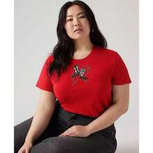 Levi's Plus Size Perfect Short Sleeve T-Shirt | - Đỏ - Xem 2