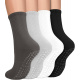 Calcetines largos-Negro+Gris Oscuro+Gris+Blanco