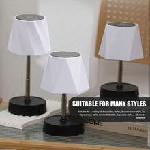 1pc Retractable Rechargeable LED Small Desk Lamp Suitable For Bedrooms Student Offices Study Eye Protection Night Lights Desk Atmosphere Lights