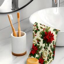 1 zestaw/2 szt./100 szt. Ręczniki kuchenne i ściereczki kuchenne z nadrukiem w kolorze Wintergreen, odpowiednie do dekoracji wnętrz w restauracjach, kuchniach, łazienkach, jako dekoracja imprezowa, prezent na festiwal, a także jako prezent świąteczny