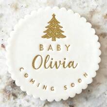 定制文字蛋糕装饰、DIY模具、糖霜蛋糕模板、婚礼翻糖压花工具、名字蛋糕模具、手工饼干/糕点压花印章 - 彩色 - 查看 30