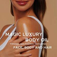 Magic Body Firming Oil–Tightening & Hydrating For Arms, Legs, Stomach & Body | Natural Firming Oil For Dry Skin | Lightweight, Non-Greasy, Nourishing Formula, Luxury Body Oil For Massage & Relax, For All Skin Types - 玫紅色 - 查看 6