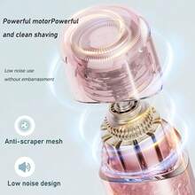 1 件女士电动剃须刀，双头二合一设计，USB 充电，私密脱毛器，适用于腋下、比基尼线、腿部 - 時尚款 - 查看 7