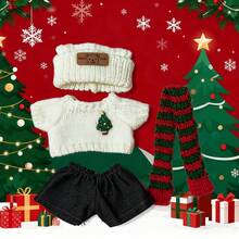[仅服装] 拉布布服装，适合17厘米娃娃的服装，情侣圣诞毛衣，时尚高级，生日/节日礼物 - 彩色 - 查看 7
