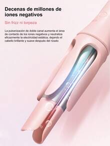 Varilla automática de rizado de 32 mm, iones negativos no dañan el cabello, ajuste de temperatura de varias etapas, decoración de otoño e invierno, peinado, adecuado para viajes, largo viaje, hogar, regalo de San Valentín, sheng'd'j - Morado - Ver 3