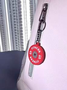 1pc Vibrant Colorful Keychain For Fitness Enthusiasts - Portable Unisex Design, Perfect As Backpack Charm, Key Ring, Key Chain, Car Interior Decoration, Ideal Gift For Gym Lovers To Attach To Gym Bags, School Bags Or Car Keys Christmas - Multicolor - View 8