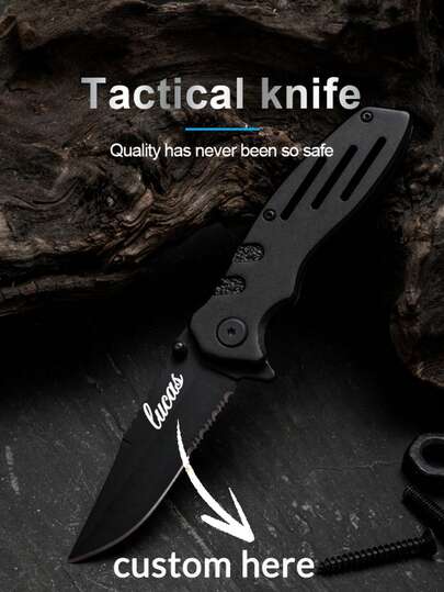 סכין מתקפלת קמפינג בהתאמה אישית, סכין פירות, סכין כיס ניידת מתאים לקמפינג בחוץ, ציד, הישרדות, מתנת כלי גברים