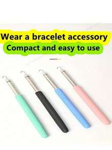1pc Jewelry Bracelet Assist Tool, Odorless, Battery-Free - A Simple Jewelry Necklace Wearing Tool, Fashionable Metal Accessory, Beauty & Personal Care Styling Tool (Adjustable Length), Affordable Price, Christmas Gift, Cosmetic, Makeup Tool, Economical Good Item, Gift, Women Gift, Christmas Gift