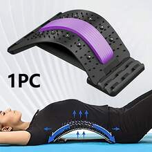 4-Level Adjustable Back Stretcher Device For Yoga, Pilates And Workout, Multi-Support, Stretches Waist And Back