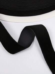1pc 6/10/15/20/25/38mm Velvet Ribbon Handmade Wedding Party Decoration Ribbon For Gift Wrapping DIY Hair Bowknot - Black - View 3