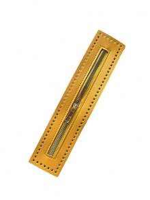 Elegant -Leather Zippers: , Double-Sided & Braided With Needle Thread Hole - Perfect In Beige, Black, & Light Brown - Multicolor - View 14