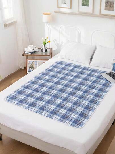 Wasserdichte, waschbare Matratzenauflage, wiederverwendbare wasserdichte Wickelunterlage, wiederverwendbare undurchlässige Menstruationsauflage, wiederverwendbare Inkontinenzauflage, rutschfeste absorbierende Pflegematte für Inkontinenz, Menstruation, ganzjährig verwendbar, Matratzen-Schoner, geeignet für Frauen bei Menstruation, Inkontinenz, Bettnässen, Erwachsene und Senioren