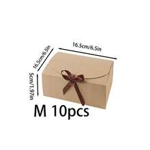 10pcs/5pcs/2pcs - White/Black/Pink/Brown Gift Box With Lid, Gift Box With Ribbon For Bridesmaid Proposal Box, Gift Box For Wedding, Birthday Gift, Shower Party And Other Parties, Valentine's Day Gifts, Valentine Day,Packaging, Birthday, DIY Making, Beauty Storage BOX,Graduation Gift Packaging, Wedding Party Decoration Box