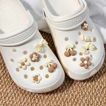 6/10 Pcs Cartoon Cherry Bow Resin Flower Candy Coffee Resin DIY Shoe Accessory Set, DIY Shoe Decoration, ABS Resin, Very Suitable For Men's And Women's Shoes And Shoe Accessories, Used For Beach Bags, Sports Shoe Decoration Accessories, Shoe, Spring Summer Picks, Brides Maid Gifts, Room, Bedroom Decor, Beach, Travel, For Men, For Women, Vacation, Women's Day, Travel Essentials, Wedding Favors, Y2k, Bedroom, Car Accessories Women, Kitchen Decor,Cute Stuff - Multicolor - View 1