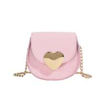 Fashionable Heart-Shaped Crossbody Coin Purse For Girls - A - View 7