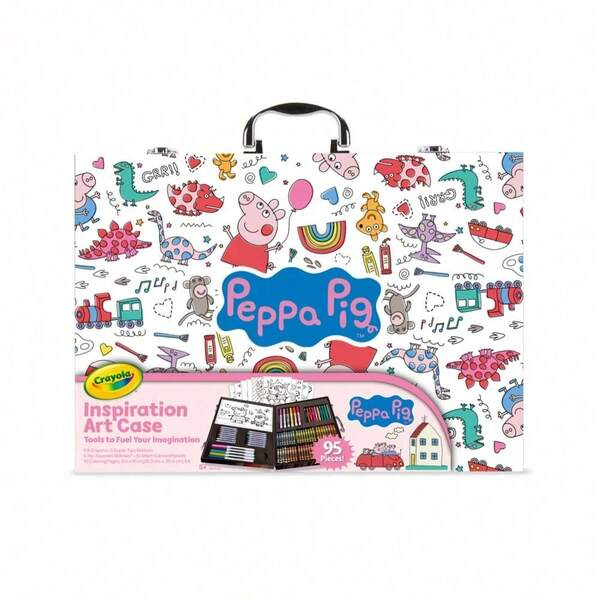 Crayola Little Artist Art Case Set Gift Box, Children Art Drawing Set, Birthday Gifts, Class Gifts, Back To School Gifts For Boys And Girls, Drawing Supplies, Coloured Pencils, Washable Markers, Crayons, Painting For Kids, Office School Supplies, Art Set For Kids, Colouring Pencils