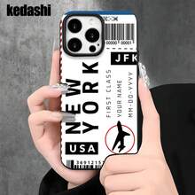 Fundas y carcasas protectoras para teléfono con diseño de información de aviones negros y orificios grandes. Compatibles con phone 16 Pro Max, 16, 15 Pro, 14, 14 Plus/14 Pro Max, 13, 13 Pro, 12 Pro, 11/11 Pro. Regalos para cumpleaños y festividades - Negro - Ver 2