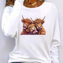 1 pieza/2 piezas/3 piezas Parche de plancha con diseño de vaca de las tierras altas Parche de transferencia de calor DIY Pegatina de transferencia de calor lavable Diseño de parche de transferencia de calor personalizado Decoración de primavera y verano para ropa - Multicolor - Ver 7