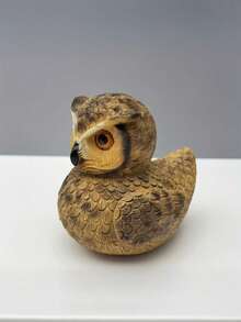 1 buc figurină hibridă din rășină Raccoon cu culori mixte, statuie animală lucrată manual cu textură realistă a blanii, ochi expresivi decor pentru casă, cadou unic pentru iubitorii de animale, afișare pe raft de birou, stil aleatoriu, sortiment de culori, surpriză de colecție