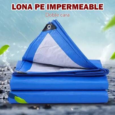 CASAMAX WL 1 pieza lona de plástico, impermeable doble cara, cubierta protectora multiusos - 2x3 metros -