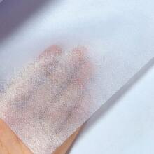 畅销白色熨烫无纺布粘合衬：11.8 英寸 x 30 码中等重量无纺布粘合衬，熨烫聚酯纤维单面粘合衬，适用于 DIY 工艺品用品 - 彩色 - 查看 3