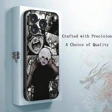 ,  iPhone-Hülle, klassische japanische Anime  Kaneki Handyhülle für iPhone 16 16e 15 14 13 12 11 Plus Mini Pro Max weiche schwarze stoßfeste Abdeckung - Z3 - Übersicht 9