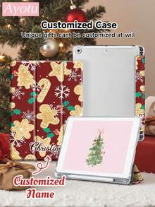 Ayotu Customized Christmas IPad Protective Case, Suitable For Christmas Gift Customization, Tablet Protective Case Compatible With IPad 10th Generation, IPad 7/8/9 10.2 Inch, Galaxy Tab S7/S8 11 Inch, / DIY Tablet Protective Shell, Built-In Pen Slot, Support Sleep/Wake, Customized Gift For Kids, Family, Pets, Birthday, Anniversary, New Year, Back To School