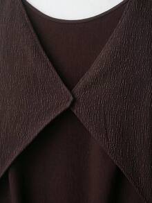 Sedessea 女士时尚度假风休闲流苏修身连衣裙，秋季优雅 - 咖啡 - 查看 11