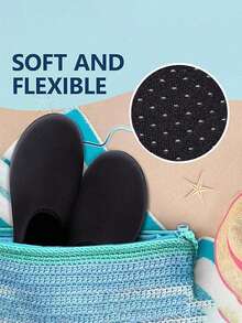 透气速干水鞋 - 赤足沙滩袜，防滑鞋底，适合钓鱼、冲浪、游泳和徒步旅行；轻便速干水袜，防滑、灵活、透气网眼鞋面，多种颜色可选；男女通用水袜，适合沙滩玩耍、瑜伽、泳池、划独木舟、桨板冲浪、水上运动和户外活动；无缝、亲肤、可机洗 - 水上运动爱好者的理想礼物