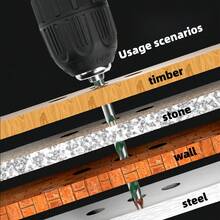 5pcs/8pcs Tungsten Carbide Drill Bits, Multi-Purpose Masonry, Concrete, Wall, Iron, Glass, Ceramic, Wood Drill Bits For Power Drill