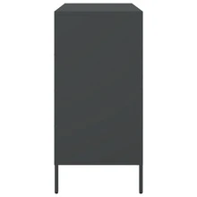 Sideboard Black 68x39x79 Cm Steel - Black - View 8