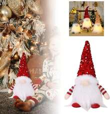 1PCS/3PCS/5PCS Christmas Gnome Handmade Sequins Hat Christmas Decoration Dwarf Christmas Luminous Faceless Doll Ornaments Light Up Elf Fall Gnomes Thanksgiving Table Christmas Gnome Handmade Sequins Hat Christmas Decoration Dwarf Christmas Luminous Faceless Doll Ornaments Light Up Elf Fall Gnomes Thanksgiving Table Decor