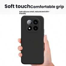 黑色手机壳，兼容小米 Redmi Note 15 Pro/A5(173mm)/A5/Redmi 15T/15T PRO/Redmi 15c 171(欧洲版)/15c 4G 173(欧洲版)/Redmi 15/Mate 40 Pro/荣耀 X6c/400/400 Lite/400 Pro/400 Smart/Nova 14 Pro/Nova 14 Ultra/OPPO Reno14 F/OPPO A5x。Redmi 黑色手机壳，手机保护套，手机壳。适用于 Redmi 手机的手机壳。 - 黑色 - 查看 3