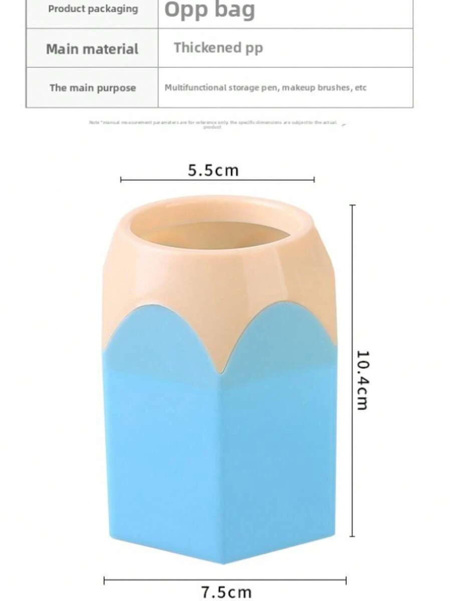 5 Pencil-Shaped Pen Holders, A Cute Pencil Storage And Organization Rack For Desktops, Colorful Pencil Holders, Creative Cartoon Stationery Racks, And Desktop Decorations For School Classrooms And Home Offices Office Desk Accessories Desk Accessories Office Supplies Office Accessories